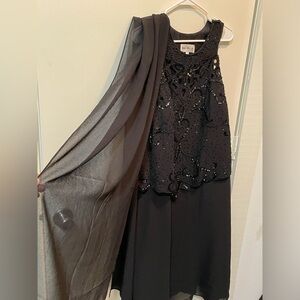 20W beaded dress and shawl
